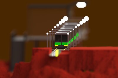 mesa train low angle